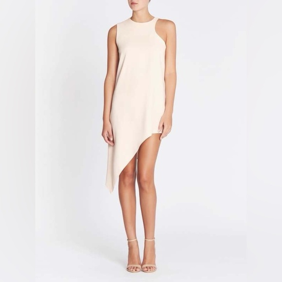IRO Away Dress Powder Asymmetrical Minimalist Column Shift  34 2 - Picture 1 of 10